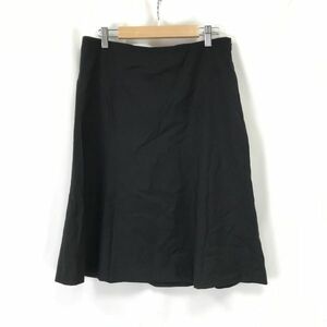 日本製★COMME CA DU MODE/コムサデモード★フレアスカート【レディース13/black/黒】Aライン/ウール/Skirts◆BH741