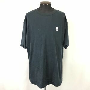 Descente/デサント★半袖Tシャツ【4L/black/navy/ネイビー】大きいサイズ/Tops/Shirts◆BH737