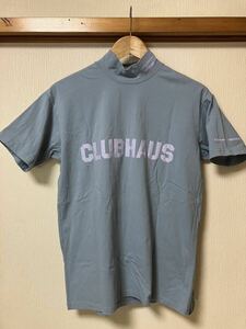 CLUBHAUS × TANGRAM クラブハウス × タングラム モックネック カラーGRAYISH BLUE　サイズS