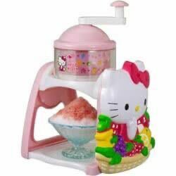 美品箱有り 送料無料★ドウシシャSanrioサンリオ★HELLO KITTY 手動式氷かき器★かき氷器ハローキティちゃん日本限定IS-KT-1288送料込み