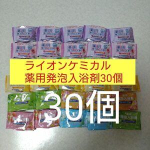 【B】ライオンケミカル薬用発泡入浴剤30個セット