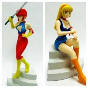 ( нераспечатанный ) Cutie Honey &. месяц мед / Nagai Gou world 2 gashapon EX серии / 2001 год Bandai динамик фигурка..