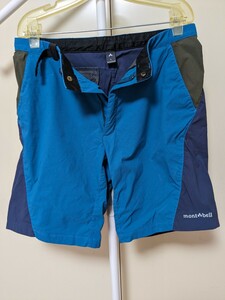 モンベル キャニオン ショーツ メンズ L ブルー系 / 1105529 mont bell 男性 men's 登山 アウトドア ウエア 短パン パンツ