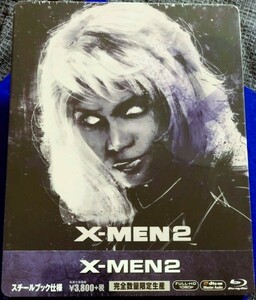 新品★X-MEN 2★日本完全数量生産限定スチールブック仕様版ブルーレイ●ハル・ベリー●ヒュー・ジャックマン●パトリック・スチュワート●