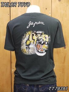 新品 テーラー東洋 スカTシャツ TIGER HEAD 半袖Tシャツ ブラック M TT79391 tailortoyo