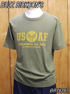 新品 バズリクソンズ U.S.AIR FORCE Tシャツ オリーブ XL BR79397 buzzrickson's