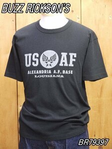 新品 バズリクソンズ U.S.AIR FORCE Tシャツ ブラック M BR79397 buzzrickson's