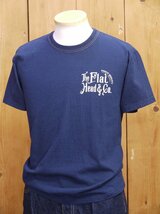 新品 フラットヘッド THE FLAT HEAD & CO 丸胴半袖Tシャツ 40 ネイビー FN-THC-044_画像2