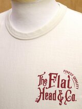 新品 フラットヘッド THE FLAT HEAD & CO 丸胴半袖Tシャツ 40 アイボリー FN-THC-044_画像3