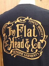 新品 フラットヘッド THE FLAT HEAD & CO 丸胴半袖Tシャツ 38 ブラック FN-THC-044_画像4