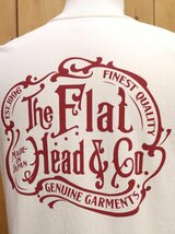 新品 フラットヘッド THE FLAT HEAD & CO 丸胴半袖Tシャツ 42 アイボリー FN-THC-044_画像4