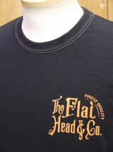 新品 フラットヘッド THE FLAT HEAD & CO 丸胴半袖Tシャツ 40 ブラック FN-THC-044_画像3