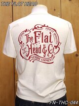 新品 フラットヘッド THE FLAT HEAD & CO 丸胴半袖Tシャツ 38 アイボリー FN-THC-044_画像1