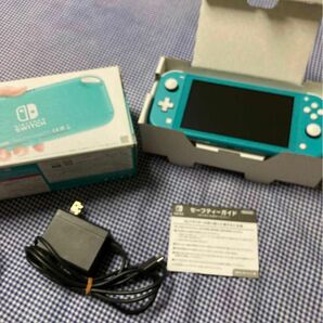 【動作正常品】箱あり充電器あり　Nintendo Switch Lite ターコイズ　任天堂スイッチライト【美品】