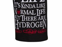 新品◆【格好良く】◆【通気品】メンズ半袖100％コットンＴシャツHYDROGENハイドロゲン黒M_画像6