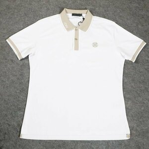 新品◆【格好いい】【通気品】メンズ速乾半袖ポロシャツジーGOLFGFOREゴルフTシャツ白M