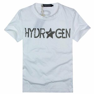 新品◆【格好いい】◆【通気品】メンズ半袖ＴシャツHYDROGENハイドロゲン★白M