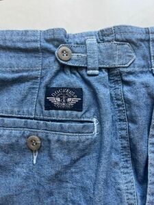 レア　90s ドッカーズ　DOCKERS シャンブレー　ショートパンツ　ショーツ　ハーフパンツ　リーバイス ビンテージ　デニム Levis