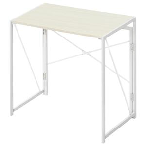  computer desk folding width 80cm I character type folding white tool un- necessary 
