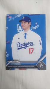 2023 topps NOW 大谷翔平 ドジャース 入団会見 OS-23②