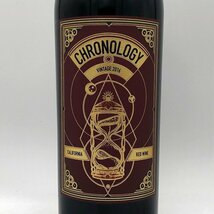 クロノロジー CHRONOLOGY 2016 750ml 14.5% シークレット インダルジェンス アメリカ カリフォルニア 赤 ワイン 辛口 未開栓 お酒 C142-5_画像2