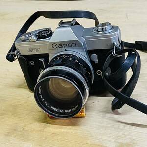 【動作未確認】キャノン Canon FT LENS FL 50mm 1:1.4 II 一眼レフ フィルムカメラ 単焦点レンズ 現状品