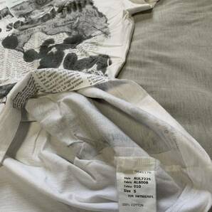 John Galliano ジョンガリアーノ 腕章 Tシャツ 半袖Tシャツ ホワイト 白 の画像2