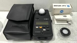 240524G☆ MINOLTA AUTO METER III FLAT DIFFUSER セット ミノルタ オートメーター Ⅲ ♪配送方法＝おてがる配送宅急便(EAZY)♪