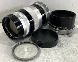 240523C* Canon LENS 100mm f:3.5 screw diameter 39mm Leica for? case, extra attaching! delivery method =.... delivery takkyubin (home delivery service) (EAZY)!