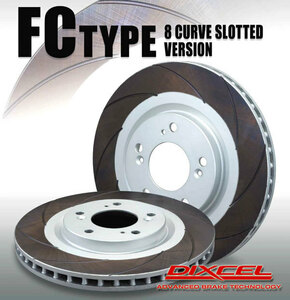 《FCR-FC/CURVE SLIT》■DIXCEL ROTOR■REAR.3456004■LANCER EVOLUTION■CP9A■Evo.Ⅴ/Ⅵ■GSR■1998/2～2000/03■Rear300x22mm■