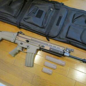 美品★東京マルイ 次世代SCAR-L FDEカラー 電動ガン ガンケース付きの画像1