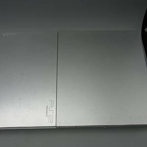 GA59-6/PS2 コンパクト 4台 まとめて SCPH-75000.77000.79000.90000 プレイステーション2 小型 ジャンク ゲーム SONY ホワイト シルバーの画像3