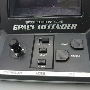 GA75-8/超希少 当時物 エポック社 LSI スペースディフェンダー 電子ゲーム エポック デジコムシリーズ ジャンクの画像3