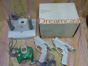 GA95-10/DC Dreamcast controller twin stick gun navy blue together doli Cath SEGA Sega Junk game 