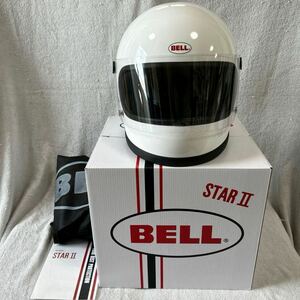 ★ BELL STAR Ⅱ SOLID WHITE XLサイズ 61-62cm ベル STAR2 スター2 フルフェイス ヘルメット 22年製 A60521-2