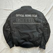 ★サンプル処分 GREEDY BLACK Lサイズ グリーディー ライディングジャケット ジャケット ショートタイプ A60514-10_画像3