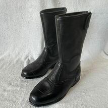 ★ビクトリーキス社製 TRB-005 RIDING BOOTS 25.0cm BLACK 本革 ライディングブーツ ロングブーツ 新品 A60514-18_画像1