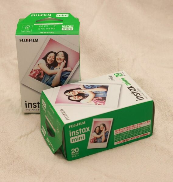 instax mini チェキ フィルム 20枚パック×2個