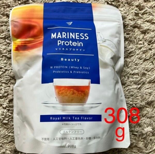 308g ロイヤルミルクティー味 Wプロテイン（ソイ&ホエイ）マリネス MARINESS 