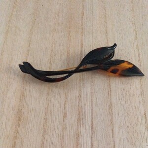 #K589ps.@ tortoise shell tortoise shell brooch secondhand goods Vintage beautiful goods postage Y230