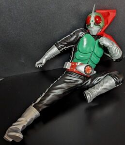 仮面ライダー新１号ライダーキックビッグソフビフィギュア