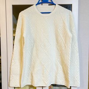 【良品】BALENCIAGA バレンシアガ ダイヤ エンボス ニット セーター size S メンズ