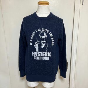 【新品】HYSTERIC GLAMOUR ヒステリックグラマー ガールプリント ニット セーター size L メンズ