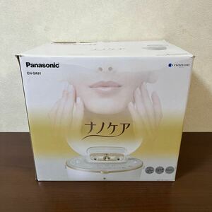 [ не использовался товар ]Panasonic Panasonic ион отпариватель nano уход EH-SA91-N Gold style 