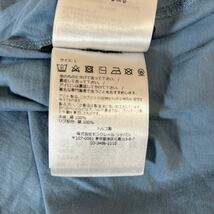 【美品】MONCLER モンクレール 現行品 グラデーションロゴ Tシャツ size L ライトブルー 定価51,700円_画像9