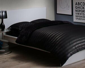 上質マイクロファイバー ベッド用 ボックスシーツ の単品(マットレス用カバー) キングサイズ 色-ジェットブラック /暖かい 洗える