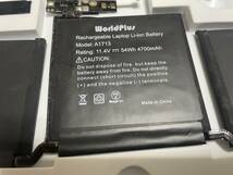 WorldPlus / Rechargeable Laptop Li-ion Battery / A1713 / macBook Pro13インチ用 交換済バッテリー / ジャンクとして_画像3