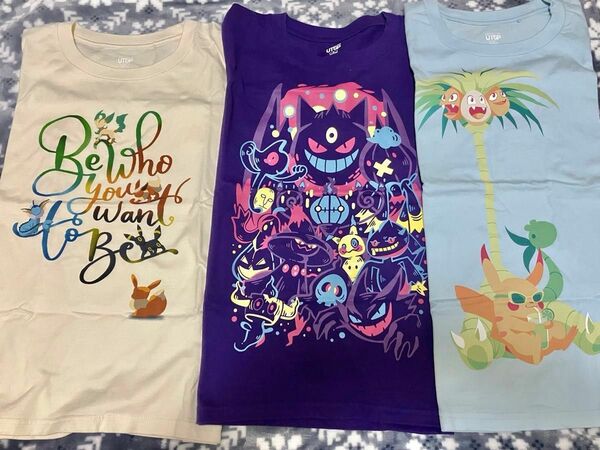 UNIQLO UT ポケモン tシャツ sサイズ　ブイズ　ゲンガー　ゴースト　アローラナッシー