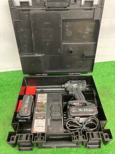 【中古品】Panasonic(パナソニック) 18v充電インパクトドライバー 黒(5.0Ah電池x2/充電器/ケース) EZ76A1LJ2G-B / ITCSDZKC5SFL