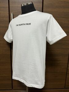 THE NORTH FACE(ザ・ノースフェイス） S/S Logo Embroidered Tee（ロゴエンブロイダードティー）NT32001X ホワイト M GOLDWIN正規品